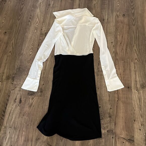 STAUD Brendan mixed media dress - Picture 6 of 6